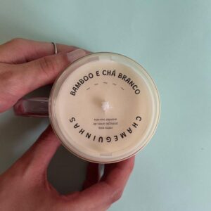 Vela Aromática Bamboo e Chá Branco 200g