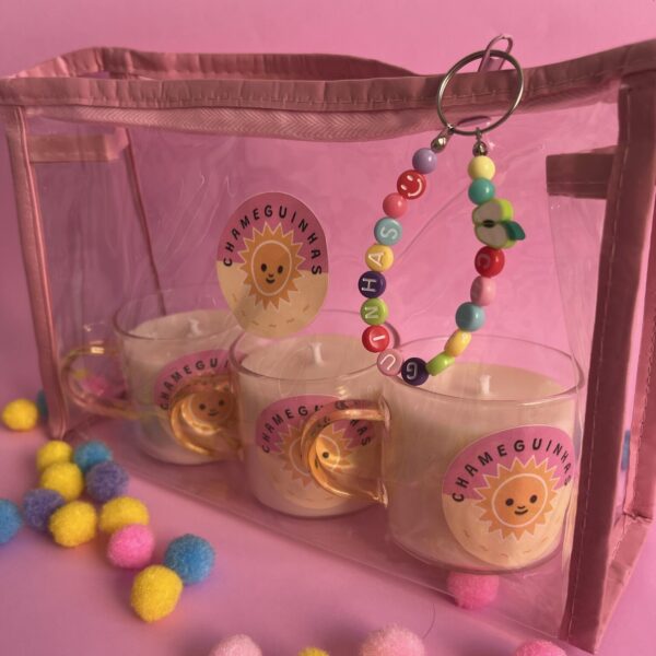 Kit Trio de Mini Velas Aromas Clássicos